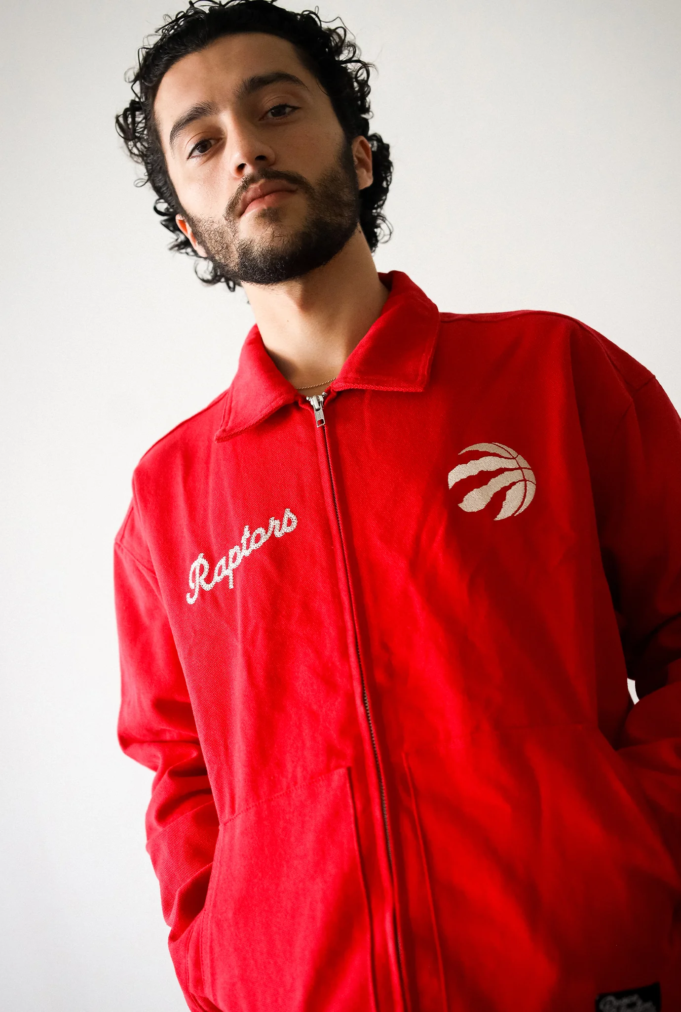 Toronto Raptors Work Jacket - Red - Image 5