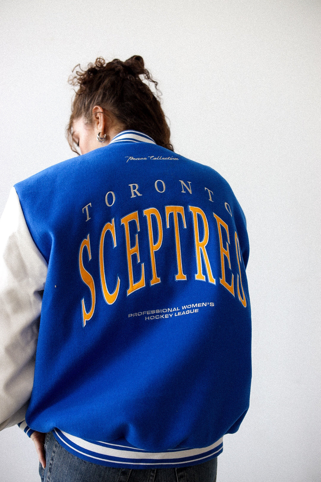 Toronto Sceptres Letterman Jacket - Royal - Image 4