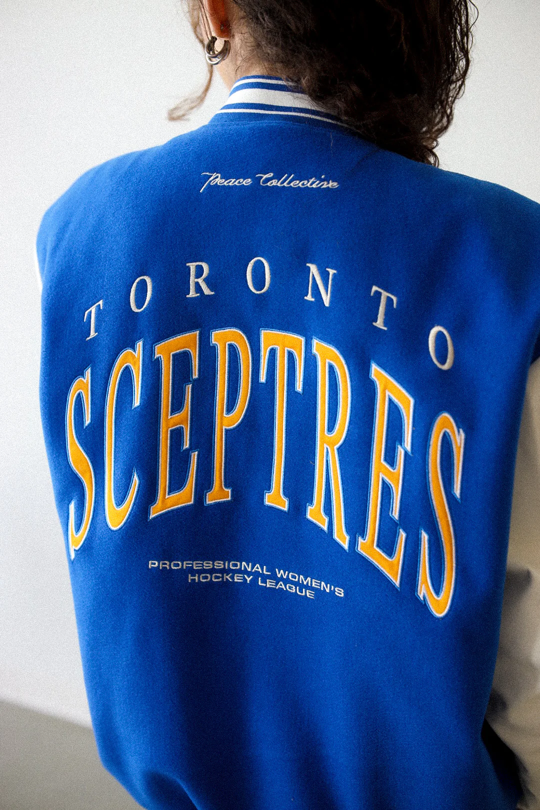 Toronto Sceptres Letterman Jacket - Royal - Image 5