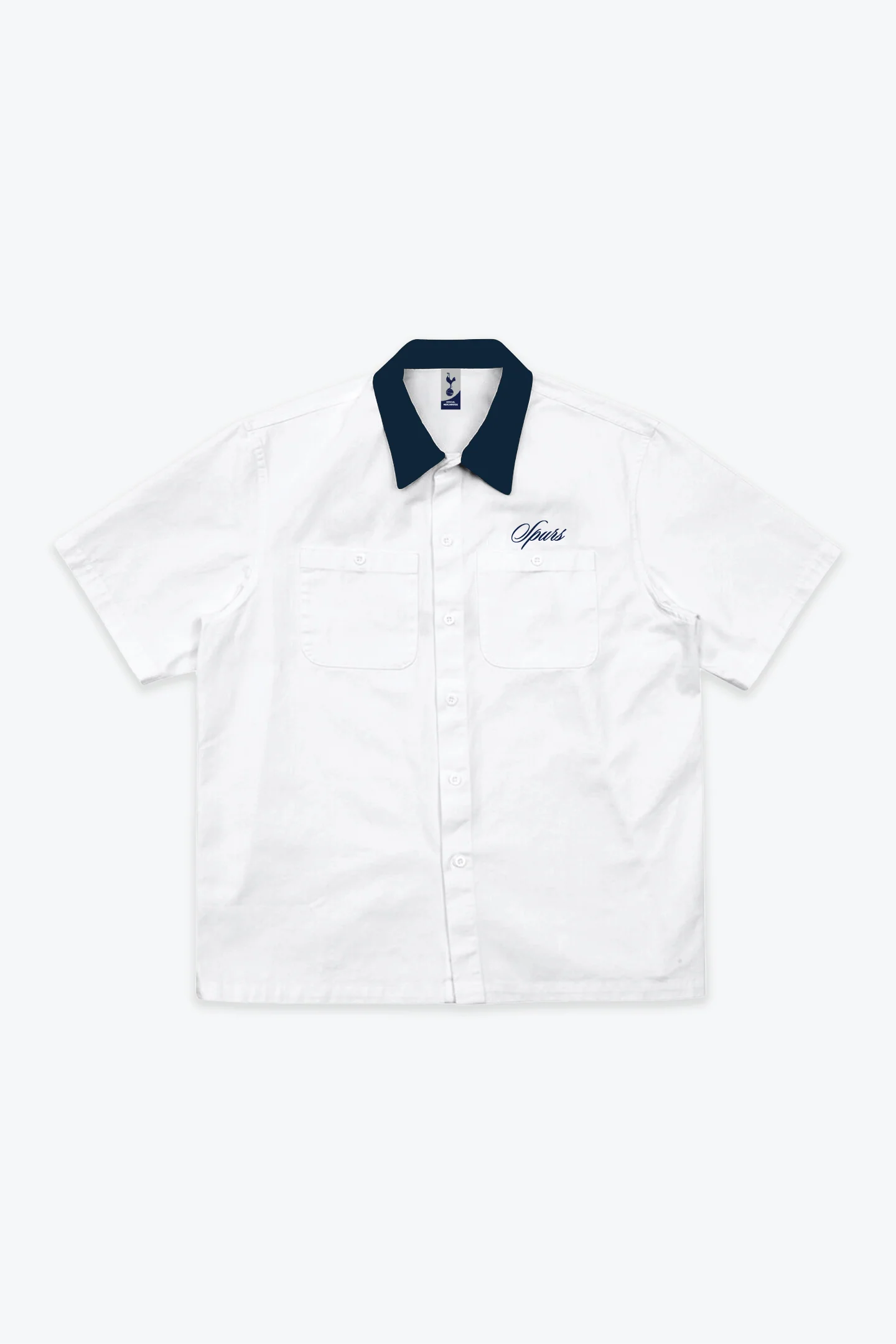 Tottenham Hotspur F.C Short Sleeve Button-Up - White - Image 2