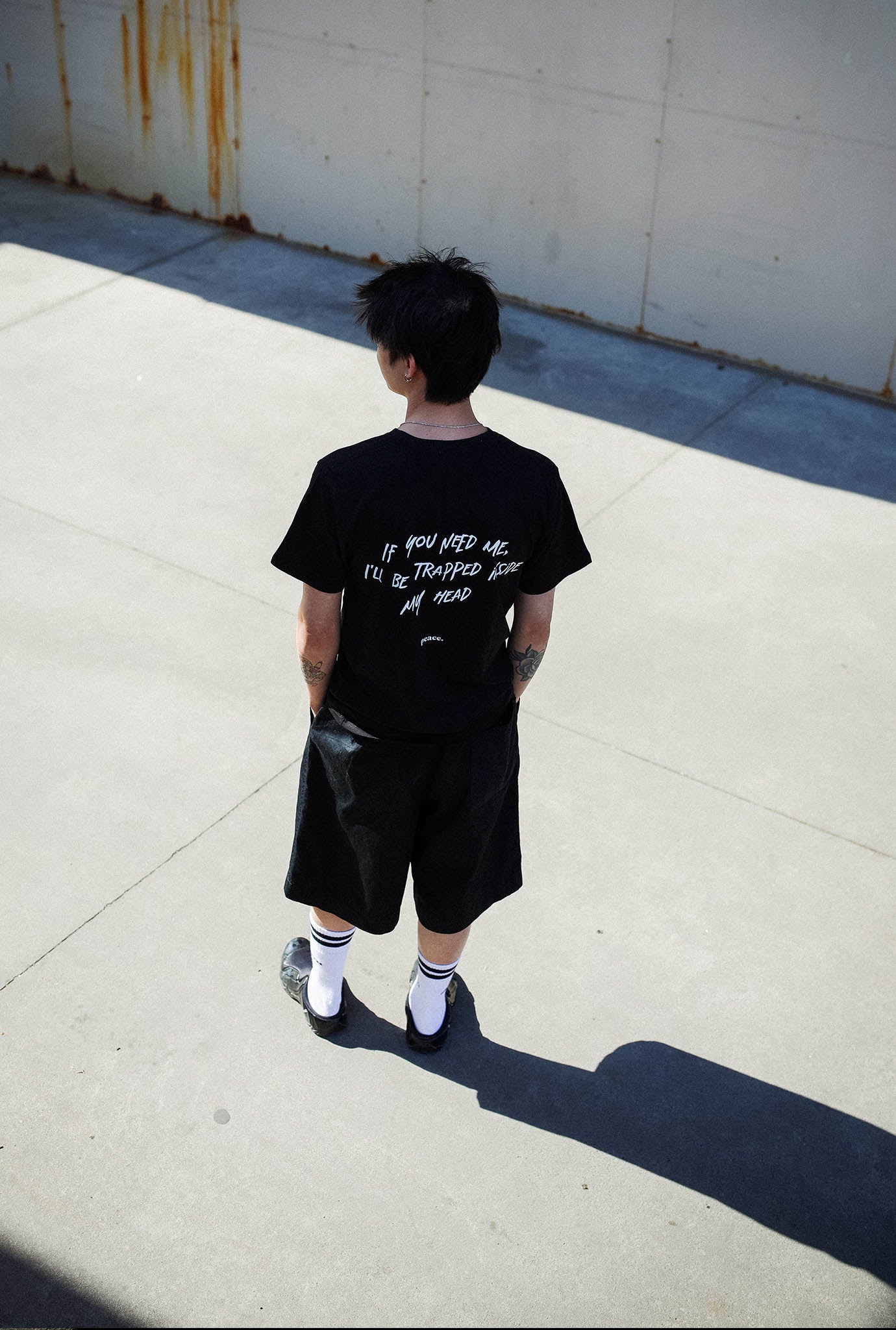 Trapped Inside My Head T-Shirt - Black - Image 3