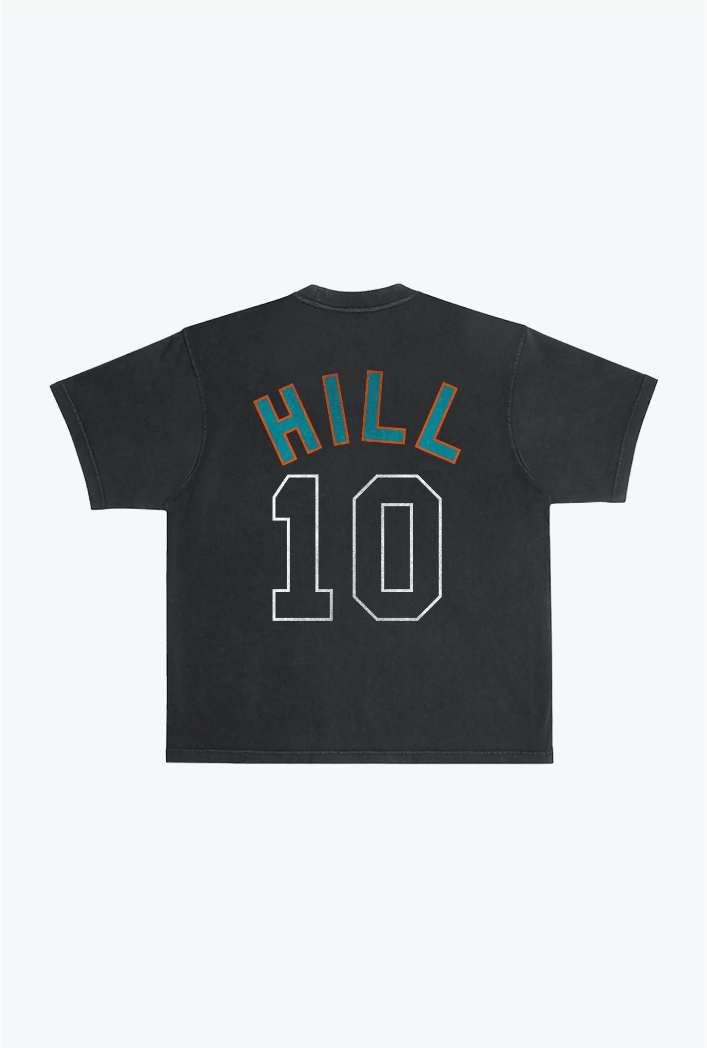 Tyreek Hill Garment Dyed Heavyweight T-Shirt - Black - Image 2