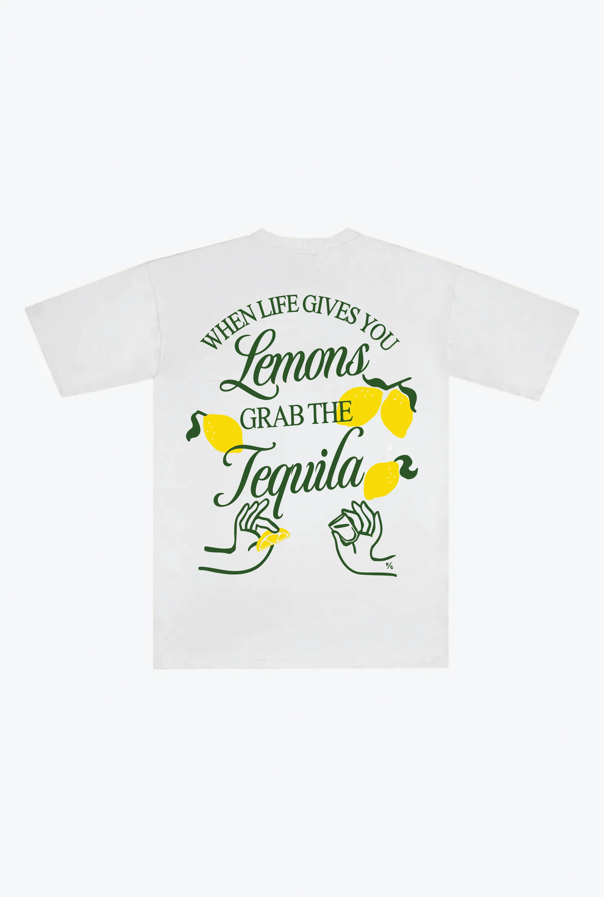 When Life Gives you Lemons Heavyweight T-Shirt - White